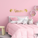 Character Wall Art Name Stickers