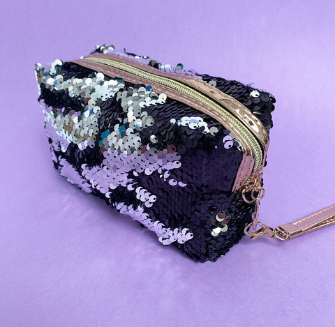 Sequin Make Up Bag